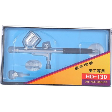 Kit de pulvérisation Airbrush Oxygen Injection Gun Nail Art Peinture Tattoo Outil 0,2mm (1/5)