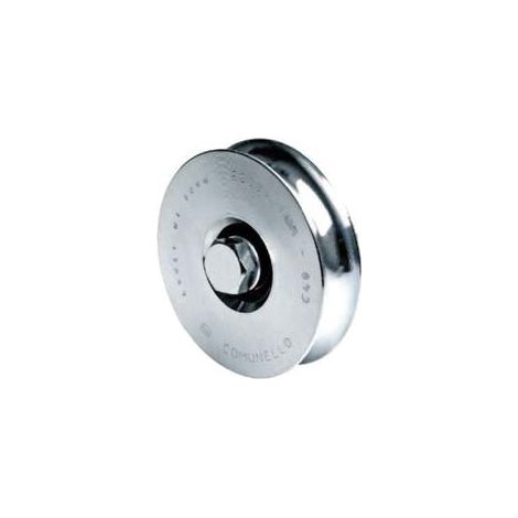 RUOTA PER CANCELLI GOLA A 'U'    ø 80 1 cuscinetto 310 (80S) h.gola 9,5 mm