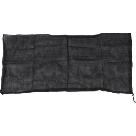 Sac de rechange pour broyeur de branches, sac filet pour broyeur de feuilles, sac de récupération des copeaux de bois pour broyeur de feuilles 24 x 48 pouces (1/5)
