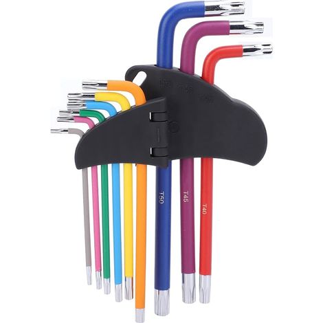 Star Wrench Set, 9 Piece Star Wrench Set, Star Hex Socket Wrench Set, Allen Key Set, Star Hex Key Set for Assembling (1/5)