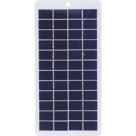 Panneau Solaire Portable en Silicone polycristallin 5W 12V, Module de Transmittance de lumière élevée pour Les lumières de Cour, systèmes d'éclairage ménager minitype, éclairage de Rue (1/5)