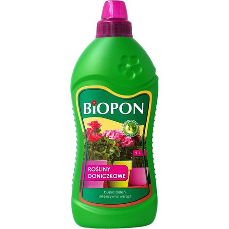 BROS Biopon 1L - Dünger für Topfpflanzen, 200L Fassungsvermögen