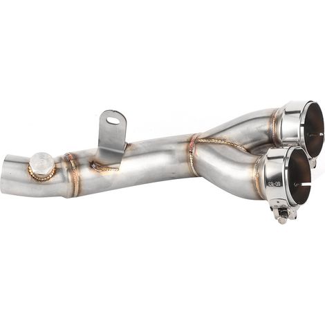 Tuyau d'échappement MidPipe Décalaminé Catalyseur Supprimé Connexion Directe Yamaha YZFR6 2009-2014 (1/5)
