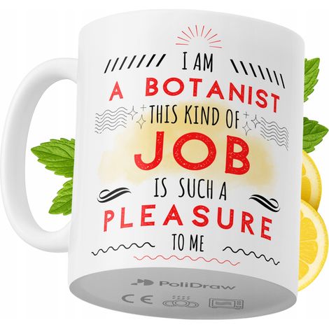 Lustiger Kaffee- oder Teebecher mit witzigem Textdesign für Botaniker – ideal für Geburtstage, Namenstage, Feiertage und besondere Anlässe. Hochwertiger Becher für Zuhause, Büro und Arbeit. Farbe: Wei