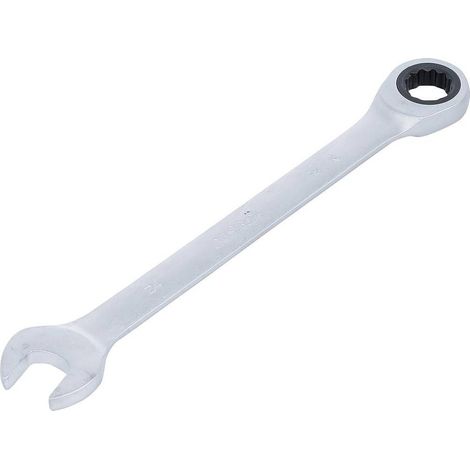 Clé Mixte à Cliquet 24 mm - Acier, Ergonomique et Pratique - Zones Difficiles - D-Work (1/5)