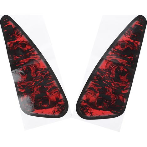 Adesivo per moto, 2 pezzi, adesivo 3D universale colorato per moto, copertura adesiva per moto per decorazione fai da te con strisce per moto.