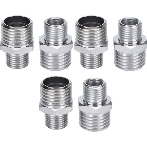 Set mit 6 Farbpistolenadaptern, G1/8"-Außengewinde auf G1/4"-Außengewinde, Anschluss für TDA3-Airbrush (1/5)
