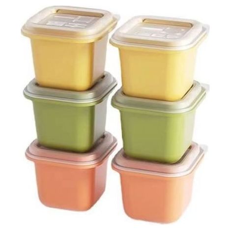 Mini Moule à Glace en Silicone, Popsicle Moules DIY Réutilisable, 6 Moules à Glaçons, pour Popsicles, Crèmes Glacées, Sorbets (1/4)