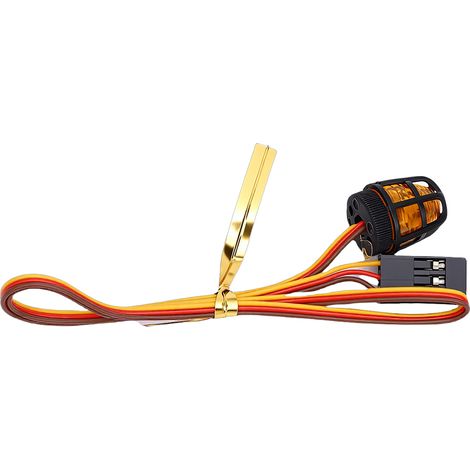 Gyrophare LED clignotant télécommandé avec mode de contrôle CH3, gyrophare rotatif orange pour véhicule de chantier et ambulance (1/5)