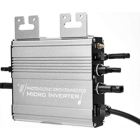 Onduleur solaire connecté au micro-réseau avec stockage par batterie, 800 W, compatible Wi-Fi, différents modes de connexion, contrôle par application, entrée PV 20–60 V (1/5)