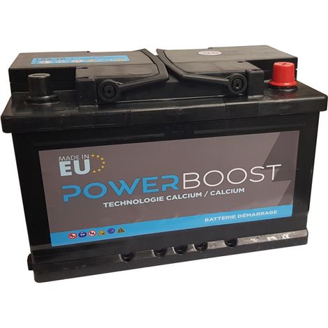 Power Battery – Batterie voiture 12V 70Ah 670A – Plomb calcium sans entretien – Démarrage rapide pour VL et camionnette – Type LB3