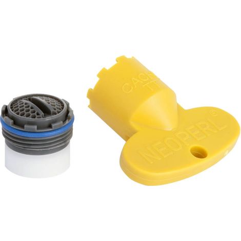 Aeroflux a incasso m 16,5 x 1 con coin slot e chiave smontaggio inclusa