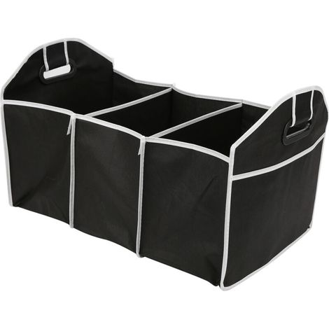 Crezuo Organizer pieghevole per bagagliaio, borsa portaoggetti universale, contenitore di grande capacità per auto, camion, furgoni, SUV-Crezuo