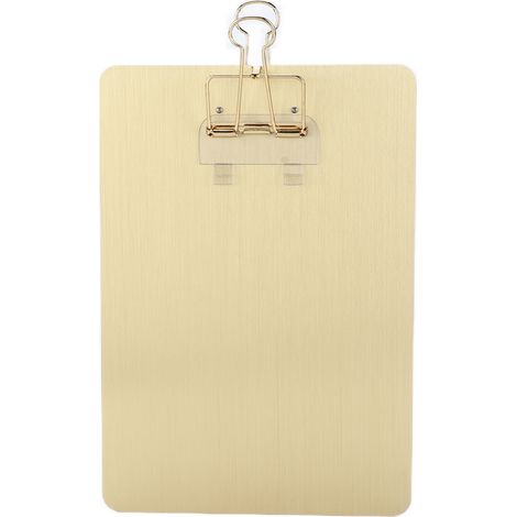 Bloc-notes suspendu pratique multifonctionnel, antirouille durable, lot de plusieurs, idéal pour écrire et peindre, couleur or (1/5)