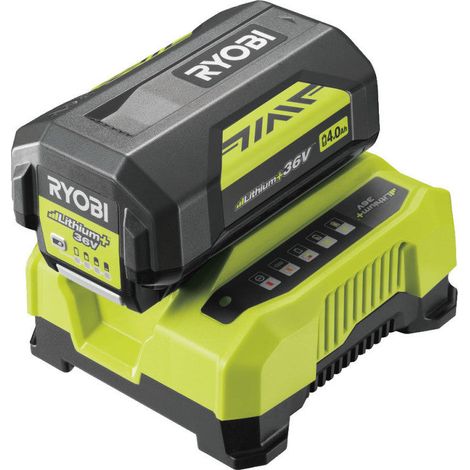 Kit batteria e caricabatteria energy ry36bc60a-140 Ryobi 36v 4,0ah (1/2)