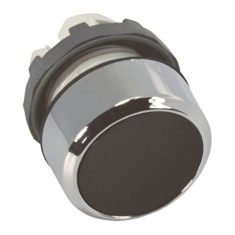 Tête de bouton poussoir ABB, ABB Modular Noir, Ø découpe 22mm, Momentané ( Prix pour 1 )