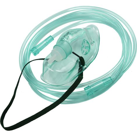 Kit Inhalateur Nébuliseur Adulte Enfant Masque d'Atomisation Soins Respiratoires Dispositif Médical pour Inhalation Médicamenteuse (1/4)