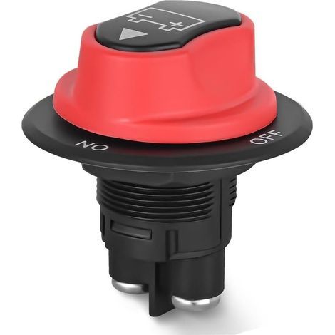 Interrupteur de Déconnexion de Batterie 50A Isolateur de Déconnexion Principal 12V-48V Interrupteur Coupure de Courant Marche/arrêt Etanche Robuste pour Bateau Marin Voiture RV ATV UTV Yacht (1/5)