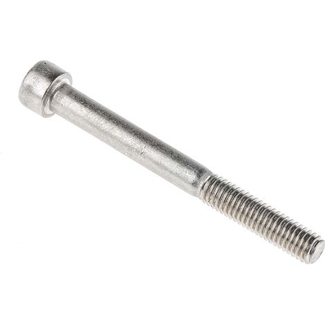 Vis à six pans creux, M6 x 60mm, en Acier Inoxydable ( Prix pour Sachet de 50 ) (1/3)