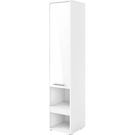 Lenart mobile BC 07 colonna verticale camera da letto cm46x45x217h biaco lucido