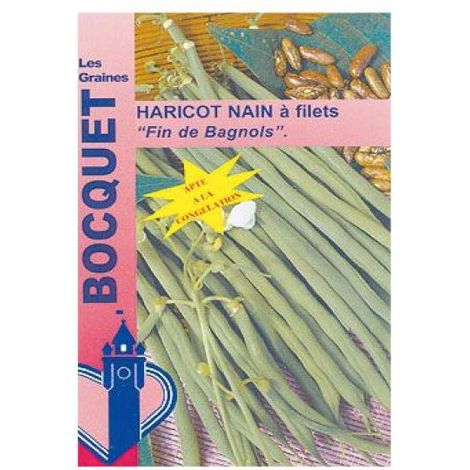 Haricot vert 'Fin de Bagnols' le sachet de 250 graines (100g)