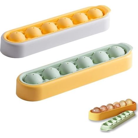 Eiswürfelformen – Nicht spezifiziert – 2 Stück – Lebensmittelechtes Silikon – 3 cm Durchmesser – Wiederverwendbar (1/4)
