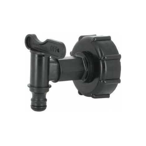 Raccord S60X6 - Robinet PEHD pour cuve eau 1000 L (1/4)