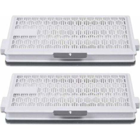 2er-Pack Airclean Plus 50 HEPA-Filter für Miele Complete C3 Powerline, S8340 – Air Clean SF-HA 50 für Complete C2 C3 Compact C1 C2 – Staubsauger-Ersatzzubehör FLITI (1/4)