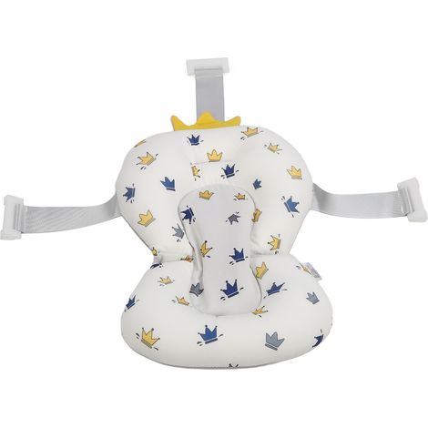Tapis de bain pour bébé, portable, flottant, antidérapant, confortable et respirant, idéal pour la douche de bébé. (1/5)