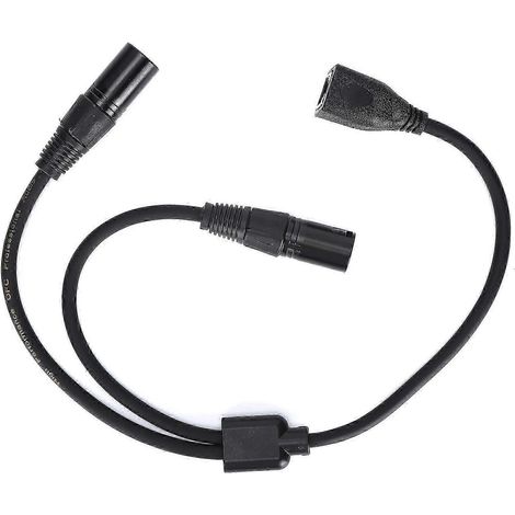 Câble adaptateur répartiteur en Y JORINDO JD6099 XLR mâle vers RJ45 femelle pour connexions audio. (1/4)