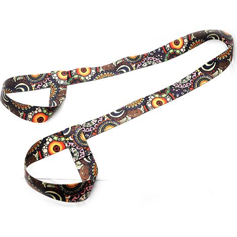 Sling Pour Tapis De Yoga - Bande De Stretching Réglable - Portage Transversal Ou En Sac À Dos - Pour Tapis Standard - 1 Pièce (1/5)