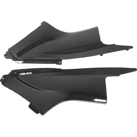 Inserts de carénage de prise d'air latérale style fibre de carbone (paire) pour Yamaha YZF R6 2003-2005 (1/5)