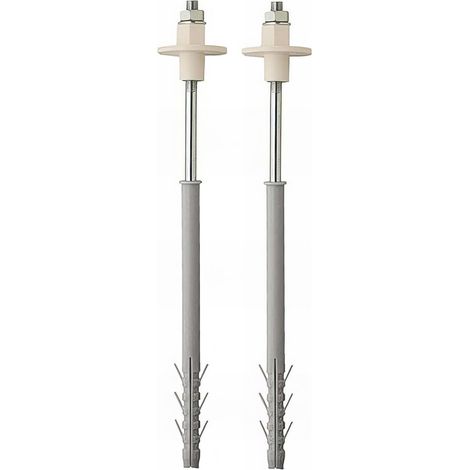 Kit fixation lavabo sur isolant - longueur vis 250 mm (1/2)