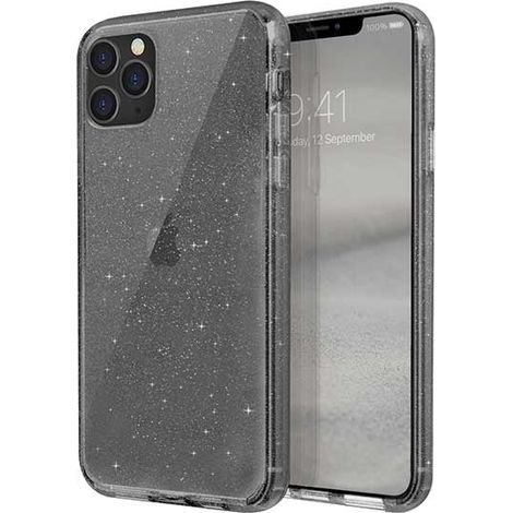 UNIQ LifePro Tinsel iPhone 11 ProMax Hülle schwarz/dampfgrau (1/5)