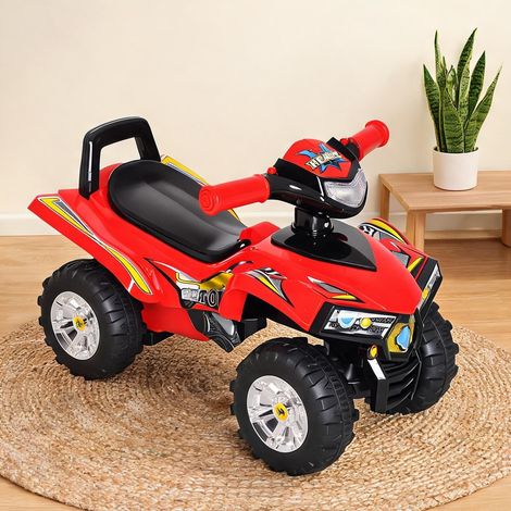 Quad jouet enfant en PP et métal avec klaxon musique et lumières (1/5)