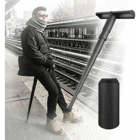 Tabouret Pliant Portable, Charge Maximale 200 kg, Réglable en Hauteur pour Activités en Plein Air