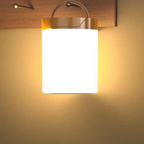 Lampe LED Tactile Rechargeable USB, Luminaire de Table Dimmable RGB et Blanc Chaud pour Chambre, Salon, Bureau, Extérieur (1/5)
