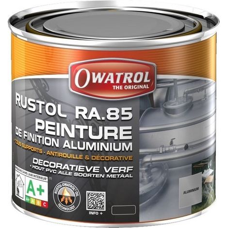 Owatrol – Primaire antirouille Rustol RA85 Aluminium 0,75L – Résistance aux agents atmosphériques – Finition brillante durable – Pour métal intérieur/extérieur (1/10)