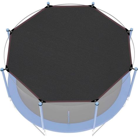 Toile d'ombrage multi-usages, auvent robuste, protection contre les intempéries pour pelouse, fixation sécurisée pour parc, protection pour trampoline x1, accessoire de terrasse pour loisirs familiaux