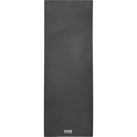 Esterilla de yoga negra, antideslizante, 6 mm de grosor (1/5)