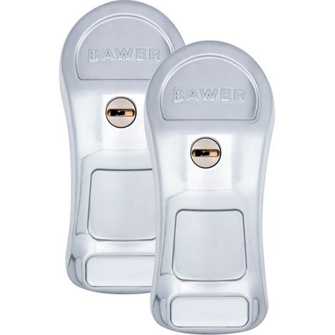Serrure antivol pour véhicule utilitaire - ARMO - 2 pièces - Chrome