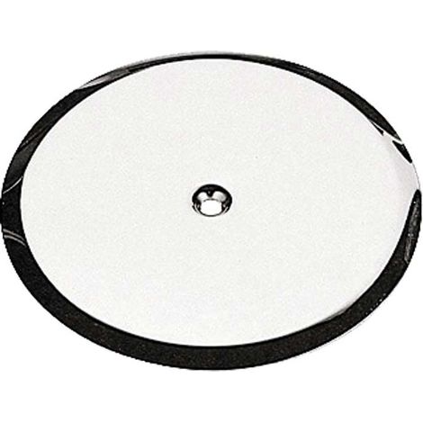 PIATTELLO COPRISIFONE A PAVIMENTO IN ACCIAIO INOX Ø150 mm