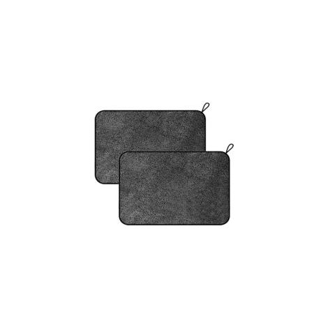 Set mit 2 großen Mikrofasertüchern für Bad (60 x 40 cm), dickes Reinigungstuch für Autofenster, Detailreinigung, Polieren - Crezuo