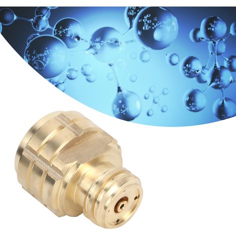 Adaptateur de recharge de cartouche de CO2, filetage femelle G1/2 vers filetage mâle TR21-4 pour SodaStream Soda Club (Or)