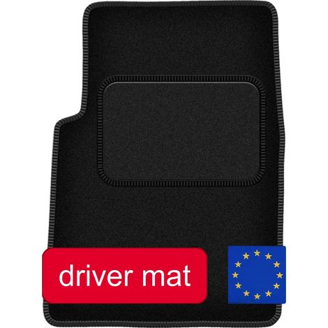 Bodenmatte, Luxusumrandung, Maßgeschneidert, schwarz (1/5)