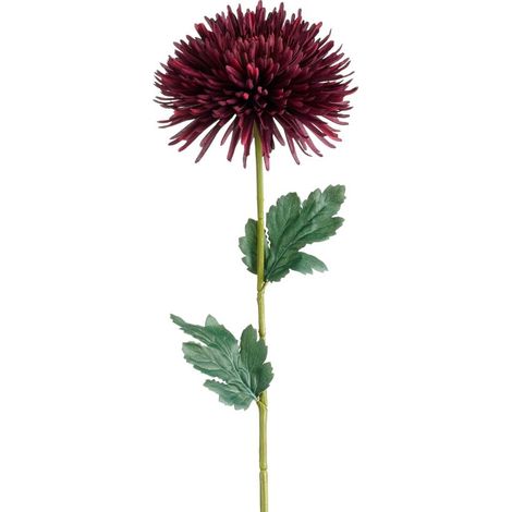 CRISANTEMO ARTIFICIALE BORDEAUX PER COMPOSIZIONI FLOREALI 173 CM EDELMANN