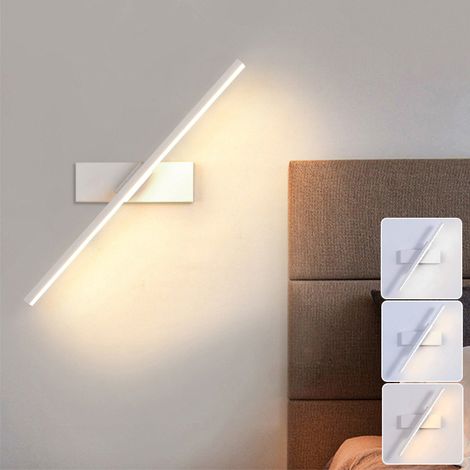 Applique murale LED 40 cm, applique de salle de bain, éclairage de miroir, lampe de chevet à angle réglable, 3 températures de couleur réglables (1/5)
