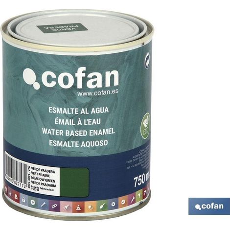 Smalto all'acqua (750 Ml) Verde Prateria Lucido