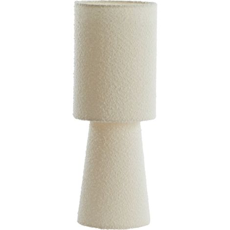 Light & Living - tischlampe - Mikkel - beige - textil - stehlampe