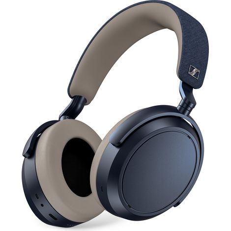 Sennheiser 700386 auricular y casco Auriculares Inalámbrico y alámbrico Diadema Música USB Tipo C Bluetooth Beige, Azul (1/4)
